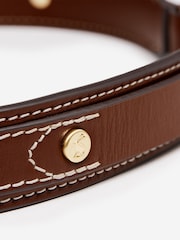 Joules Brown Leather Belt - Image 3 of 4