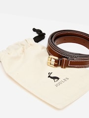 Joules Brown Leather Belt - Image 4 of 4