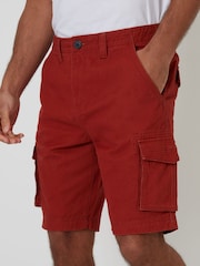 Threadbare Orange Cargo Shorts - Image 1 of 4