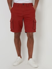 Threadbare Orange Cargo Shorts - Image 3 of 4