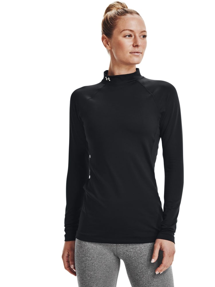 Under Armour Black Authentics Mockneck Baselayer Top - Image 1 of 7
