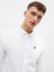 Lyle & Scott White Cotton Oxford Shirt - Image 4 of 7