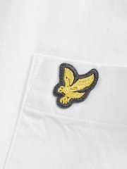 Lyle & Scott White Cotton Oxford Shirt - Image 6 of 7