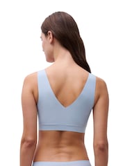 Chantelle Powder Blue Soft Stretch Seamless V-Neck Padded Bra - Image 2 of 4