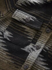 Black Patterned Overshirt (3-16yrs) - Image 3 of 3