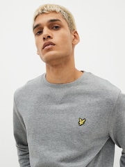 Lyle & Scott Grey Crew Neck Cotton Sweatshirt - Image 4 of 6