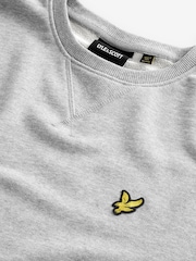 Lyle & Scott Grey Crew Neck Cotton Sweatshirt - Image 5 of 6