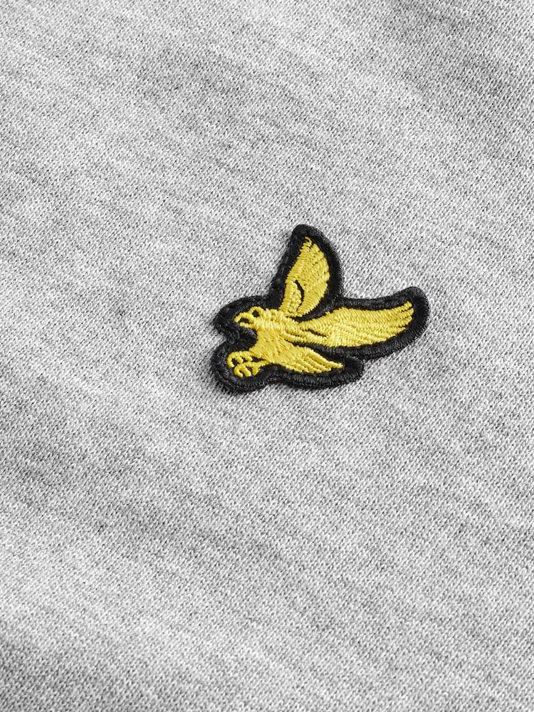 Lyle & Scott Grey Crew Neck Cotton Sweatshirt - Image 6 of 6
