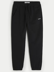 YPB Abercrombie & Fitch Black Relaxed Cinch Joggers - Image 1 of 2