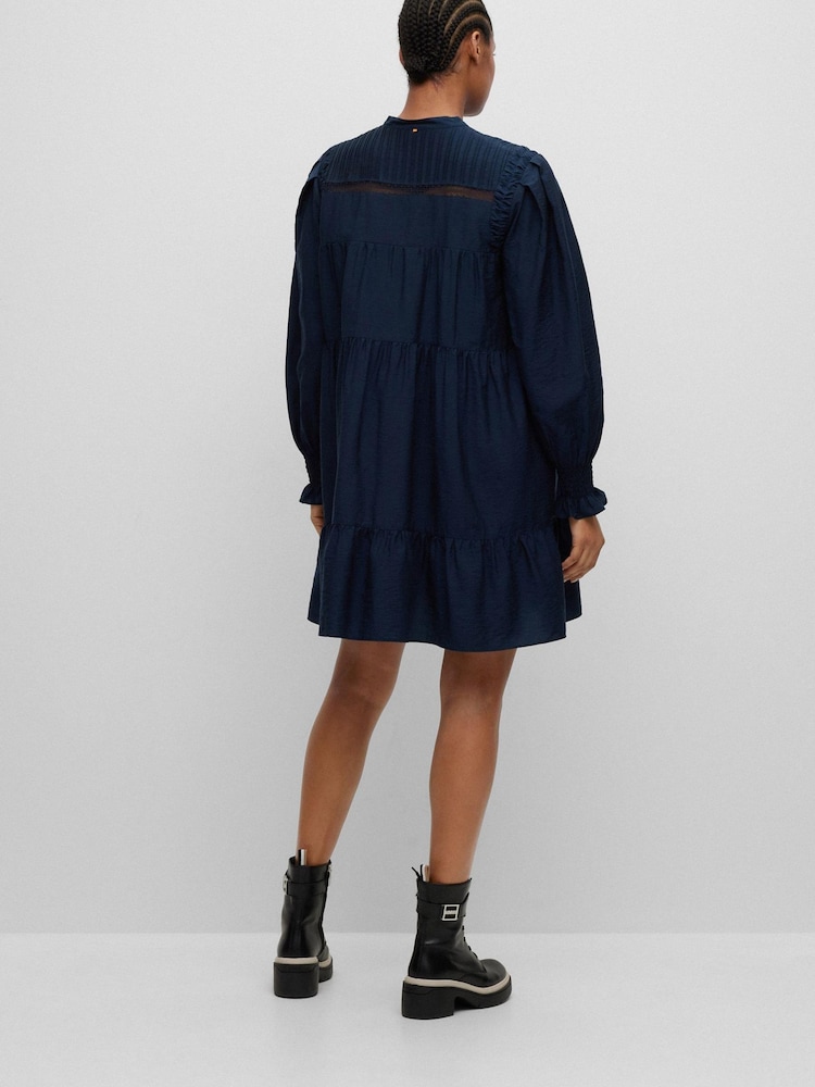 BOSS Navy Blue Tunic Dress - Image 2 of 4
