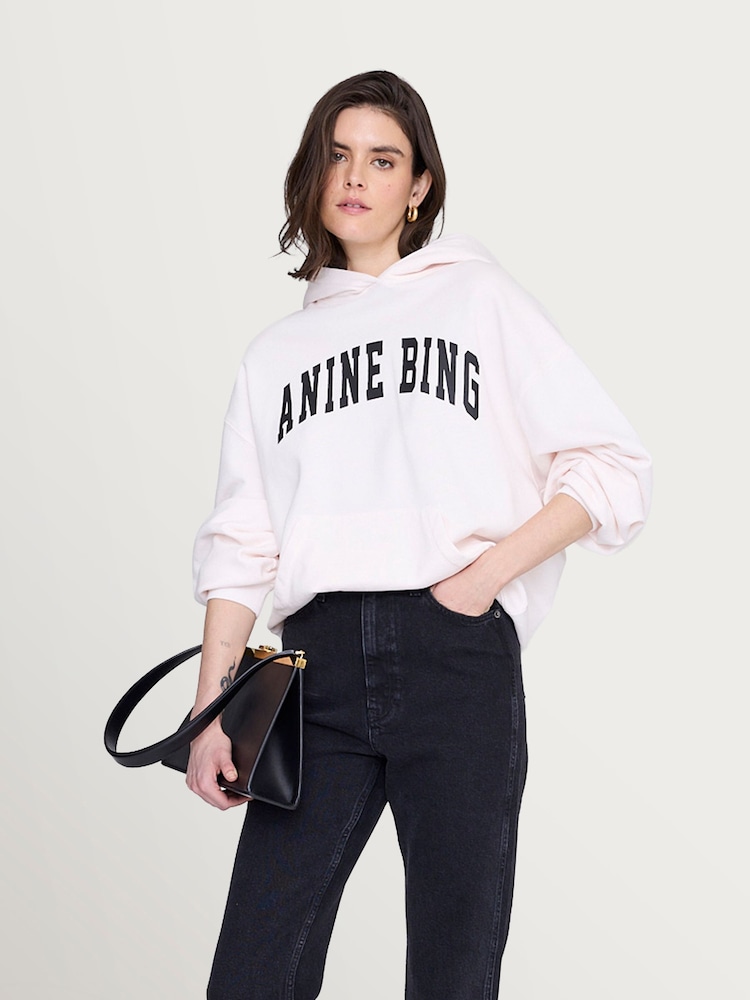 ANINE BING Pink Harvey Sweatshirt - Image 1 of 4