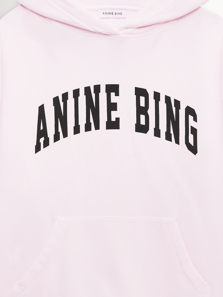 ANINE BING Pink Harvey Sweatshirt - Image 4 of 4