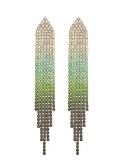 Mood Gold Tone Ombre Diamante Shower Drop Earrings - Image 2 of 3