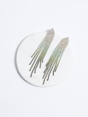 Mood Gold Tone Ombre Diamante Shower Drop Earrings - Image 3 of 3