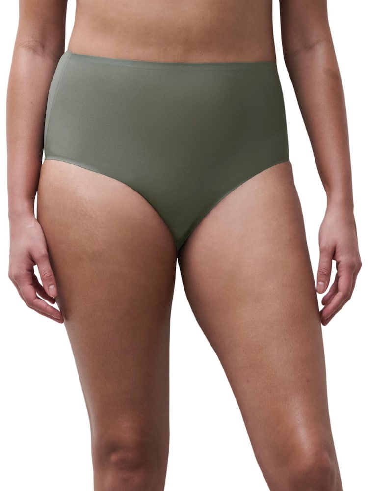 Argile verte - Caleçons Chantelle Extensible sans coutures Taille haute - Image 1 de 3 Argile verte - Caleçons Chantelle Extensible sans coutures Taille haute - Image 1 de 3