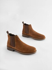 Tan Brown Chelsea Boots - Image 1 of 6