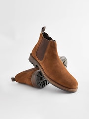 Tan Brown Chelsea Boots - Image 4 of 6