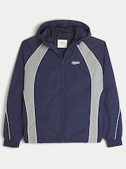 YPB Abercrombie & Fitch Blue Street Sport Windbreaker - Image 3 of 3