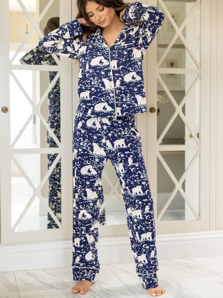 Pour Moi Ensemble pyjama en coton imprimé Revere - Image 2 de 4