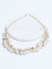 Mood Gold Pearl And Polished Shaker Necklace - Image 2 of 5
