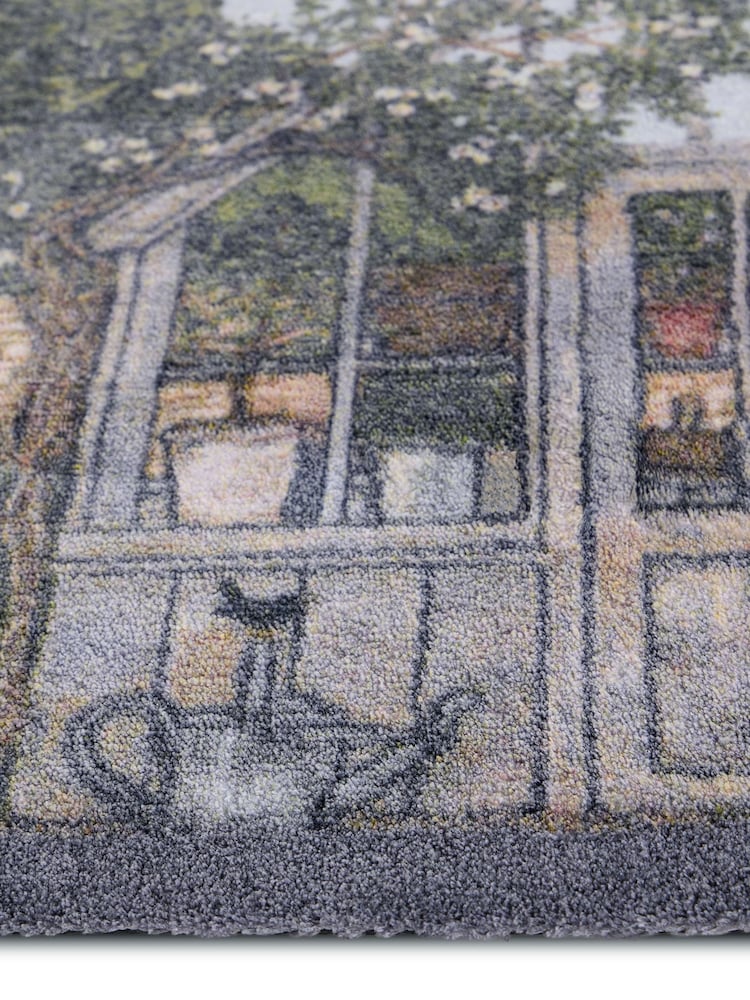 Hug Rug Grey Sally Swannell Greenhouse Mat - Image 3 of 3 Hug Rug Grey Sally Swannell Greenhouse Mat - Image 3 of 3