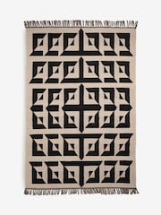 French Connection Natural Sundial Wool Flatweave Rug - Image 2 of 5