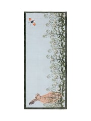 Hug Rug Grey Sally Swannell Hare & Shepherd's Purse Runner - Image 2 of 4