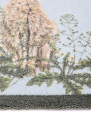 Hug Rug Grey Sally Swannell Hare & Shepherd's Purse Runner - Image 3 of 4