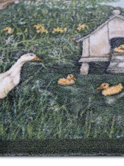 Hug Rug Green Sally Swannell Duck House Mat - Image 3 of 3