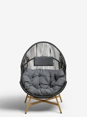 Black Helsinki Garden Single Egg Chair - Image 1 of 2