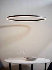 Gallery Home Black Midland 1 Bulb Pendant Ceiling Light - Image 2 of 7