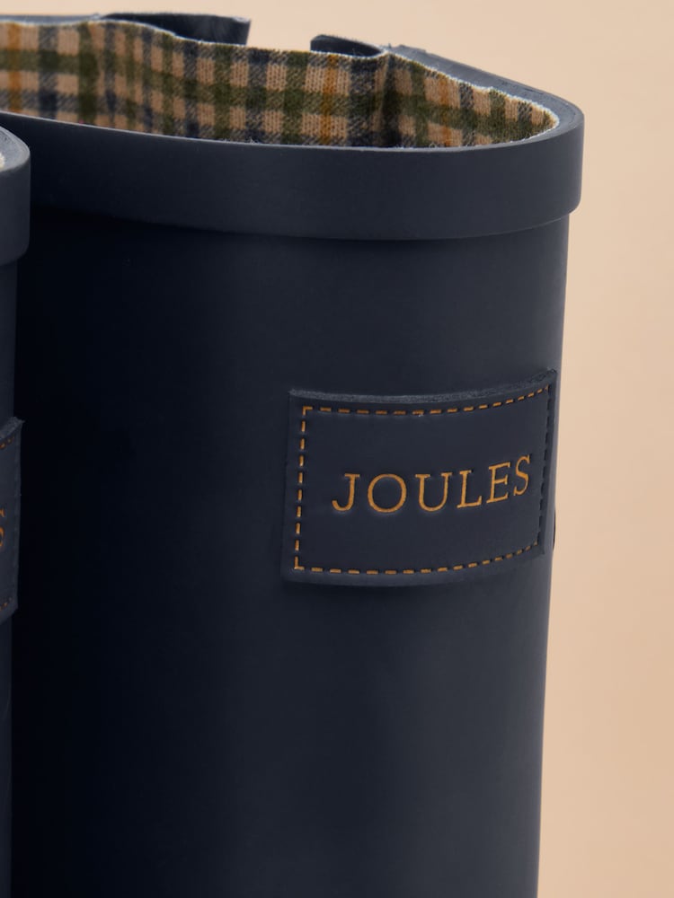 Joules Houghton Navy Blue Adjustable Tall Wellies - Image 5 of 6