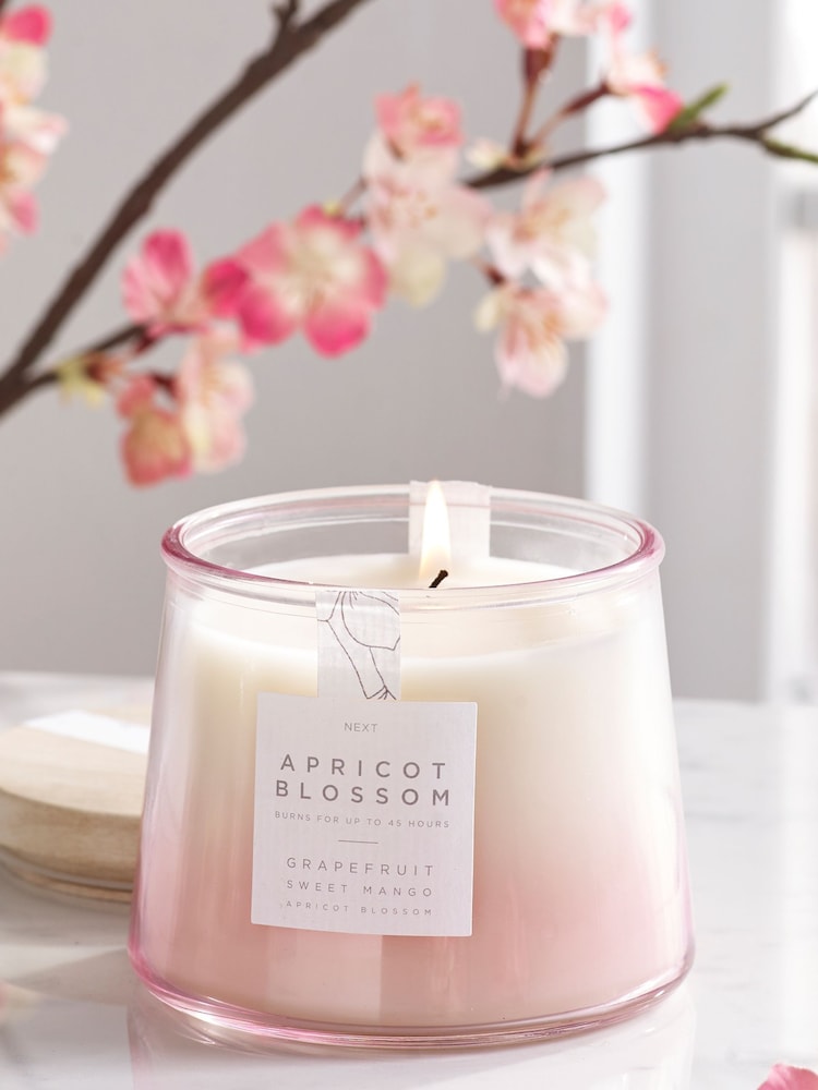 Pink Apricot Blossom Large Candle - Image 1 of 1