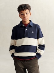 GANT Knitted Rugby Shirt - Larawan 1 ng 6
