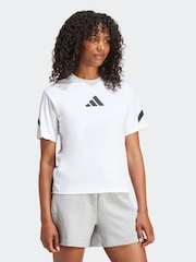 adidas White Z.N.E. T-Shirt - Image 4 of 7