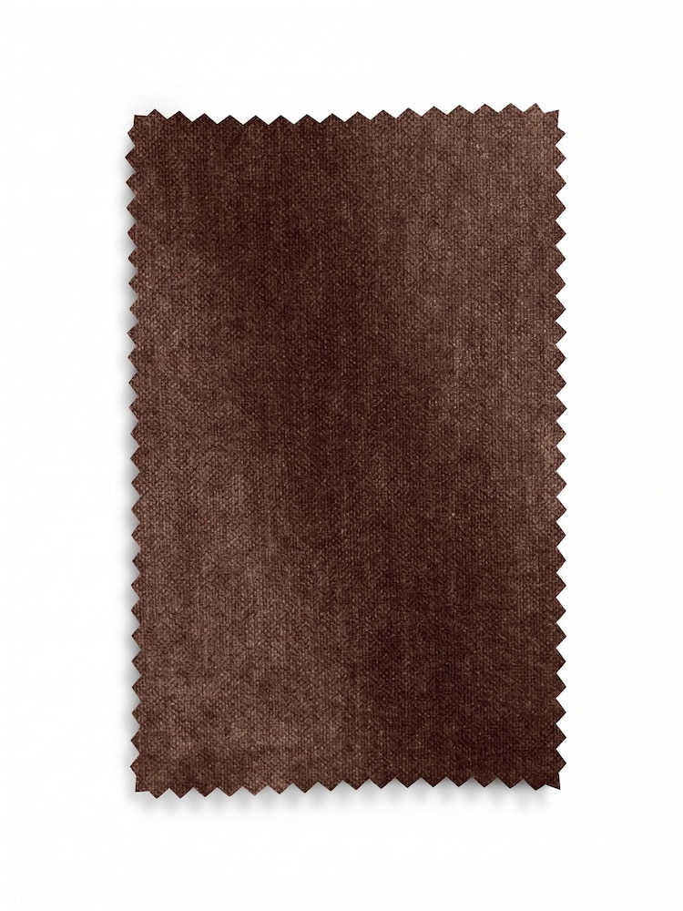 Relaxed Chenille Chocolate Brown Hampton Wooden Accent Chair - Image 8 of 8 Relaxed Chenille Chocolate Brown Hampton Wooden Accent Chair - Image 8 of 8
