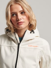 Superdry Cream Code Trekker Hooded Softshell Jacket - Image 4 of 6