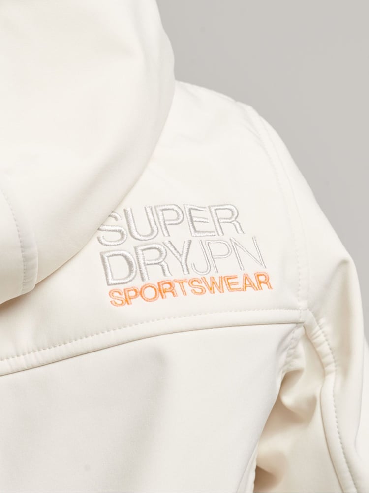 Superdry Cream Code Trekker Hooded Softshell Jacket - Image 6 of 6