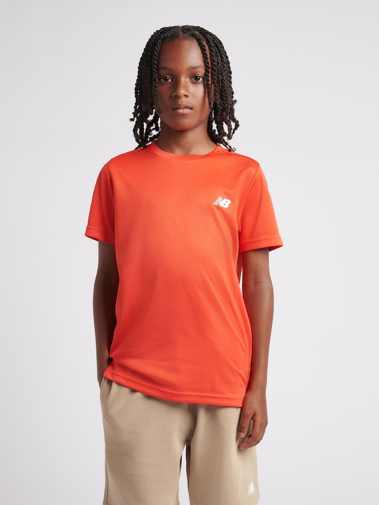 New Balance Red Athletics T-Shirt - Image 1 of 9 New Balance Red Athletics T-Shirt - Image 1 of 9