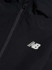 New Balance Black Essential Full Zip Hoodie - Image 3 of 4