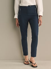 Marineblau/blau - Skinny-Hose mit Reißverschluss - Bild 1 von 4