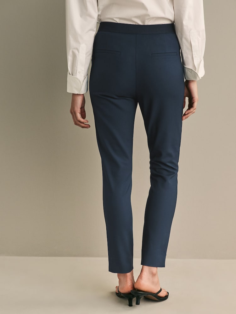 Marineblau/blau - Skinny-Hose mit Reißverschluss - Bild 2 von 4