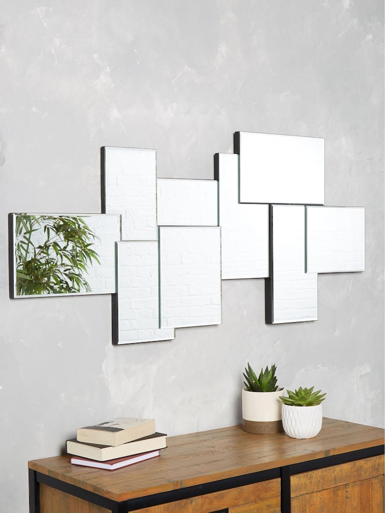 Silver Dakota Wall Mirror - Image 1 of 8 Silver Dakota Wall Mirror - Image 1 of 8