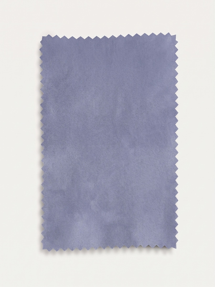Soft Velvet Granite Blue Lucca Swivel Accent Chair - Image 8 of 8