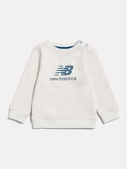 New Balance Grey Crew neck Joggers & Gilet Set 3 Piece - Image 5 of 6