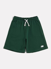 Vert - New Balance French terry Small Logo Shorts - Image 1 de 3