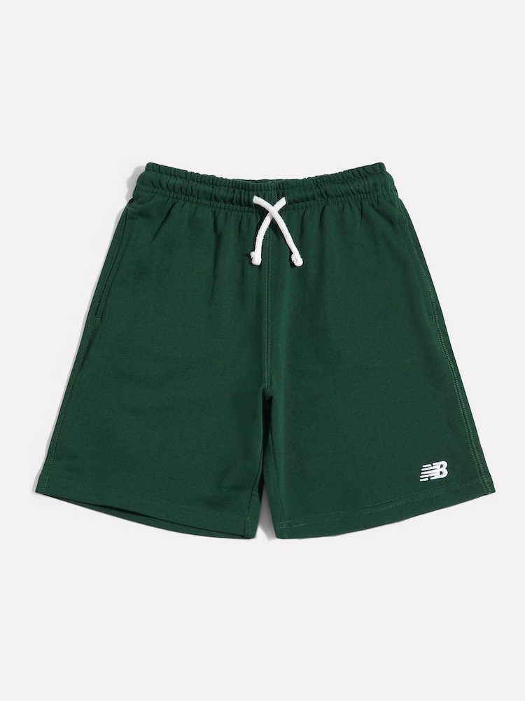 Vert - New Balance French terry Small Logo Shorts - Image 1 de 3