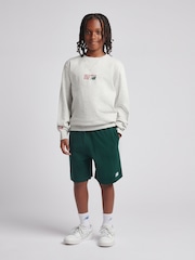 Žalia - „New Balance“ prancūziško kilpinio mažo logotipo šortai - 5 paveikslėlis iš 8