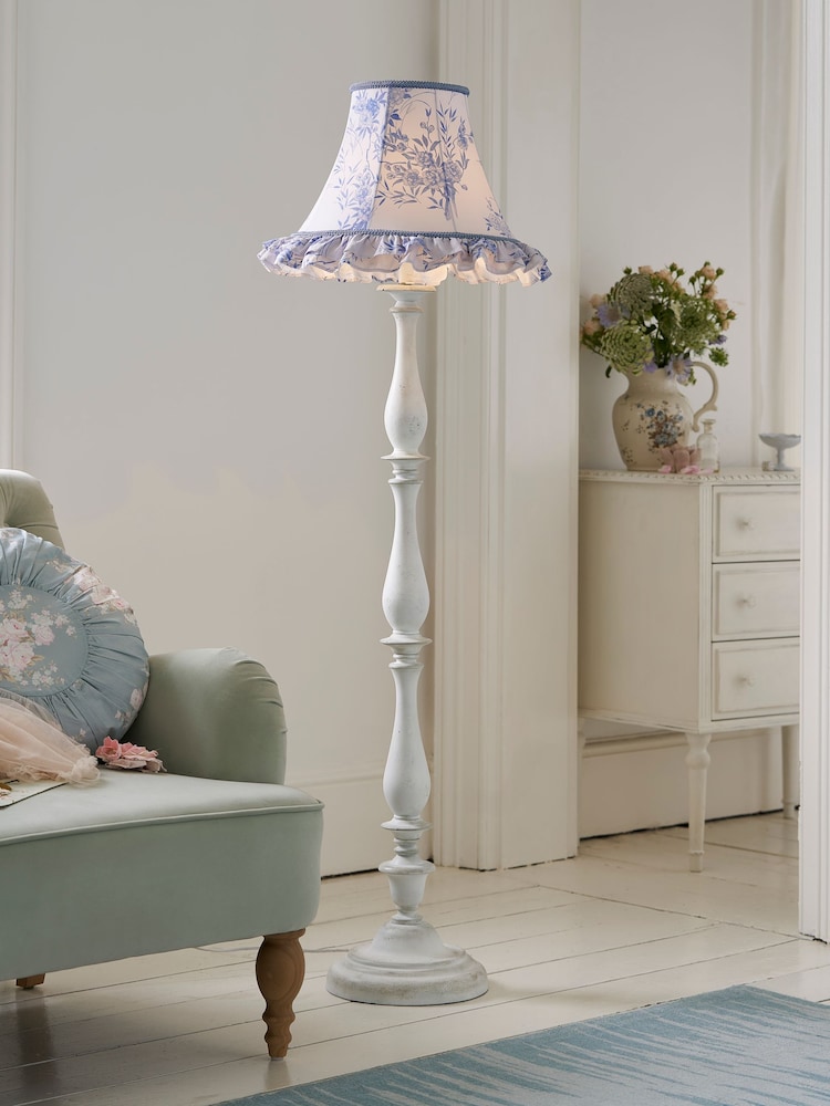 Shabby Chic by Rachel Ashwell® White Delilah Floor Lamp - Image 1 of 7