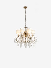 Shabby Chic by Rachel Ashwell® Brass Phoebe 5 Light Chandelier - Image 5 of 5